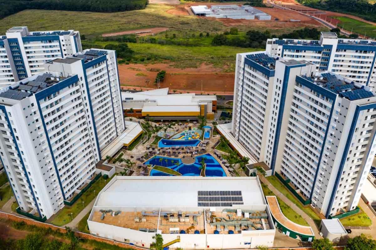 Enjoy Solar Das Aguas Park Resort โอลิมเปีย ภายนอก รูปภาพ Aerial view of the complex